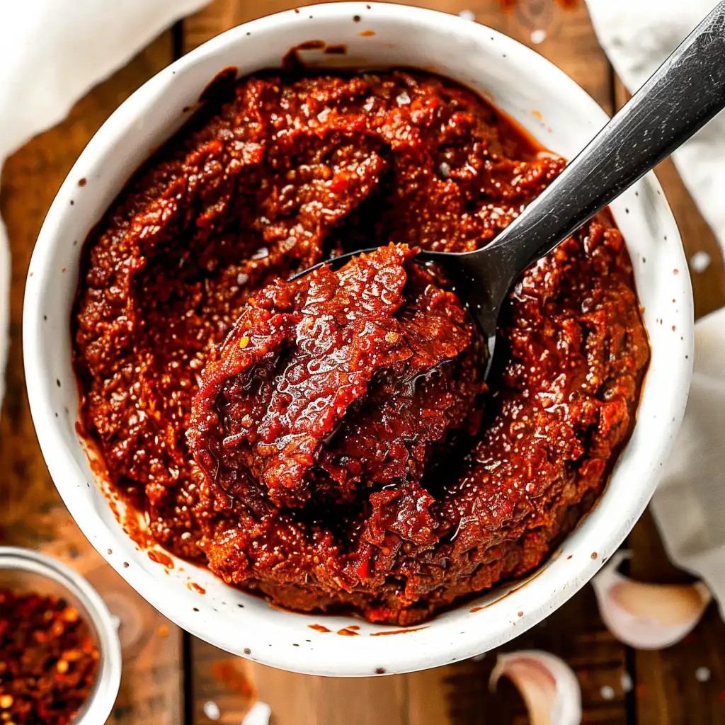 Hello Fresh Tex Mex Paste Recipe in a rustic jar with spices