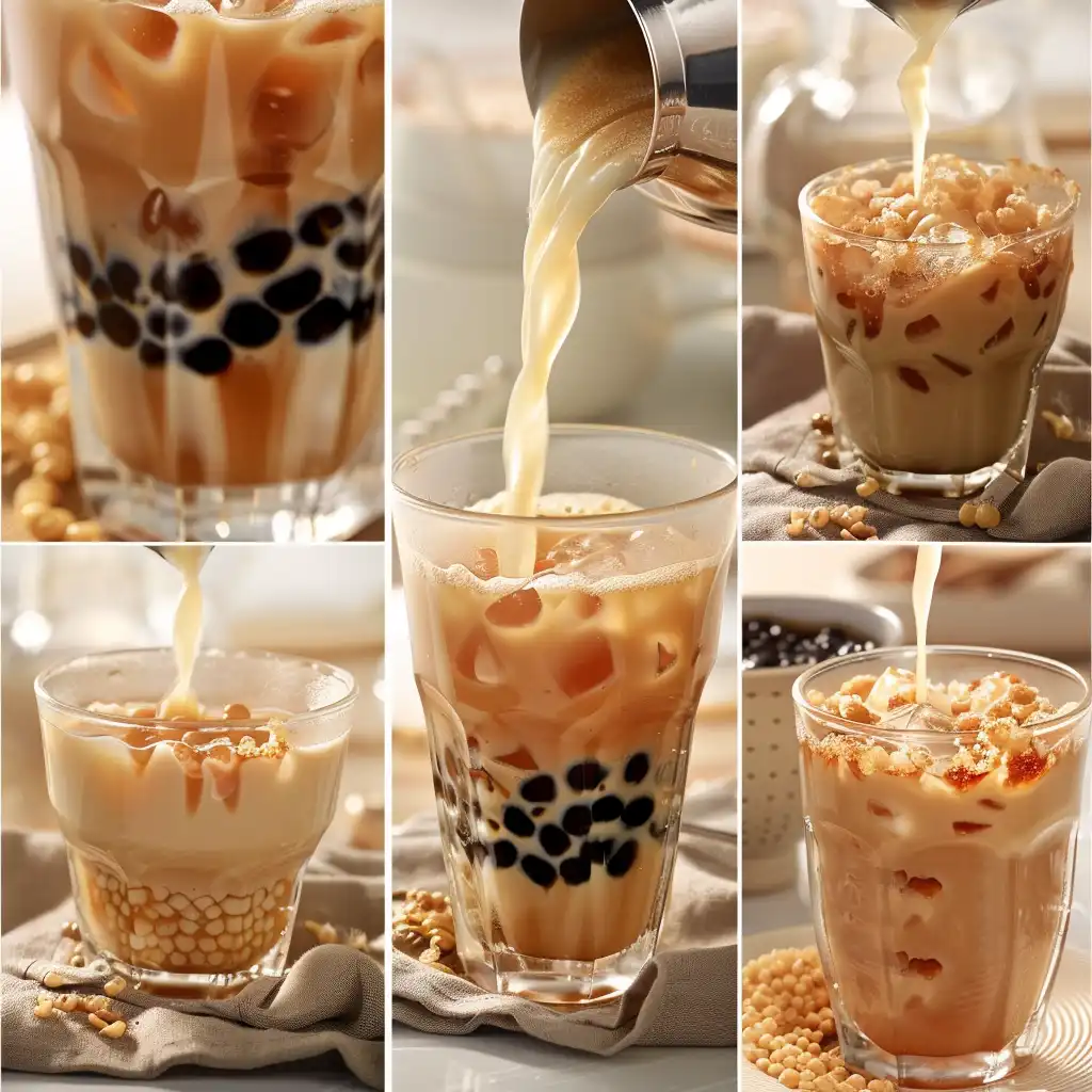 Step-by-step preparation of Hokkaido milk tea