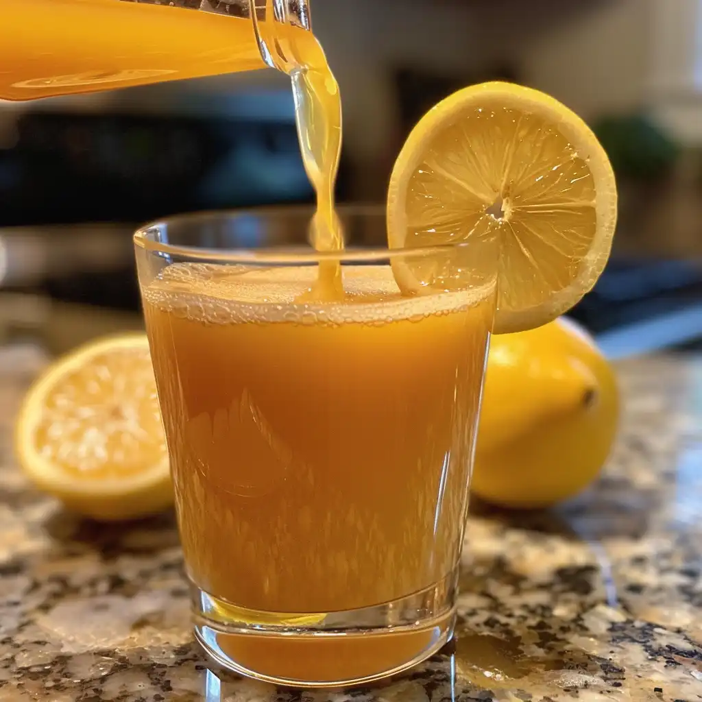 Preparing natural Zepbound drink in the morning