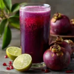 purple peel weight loss drink with mangosteen and berries
