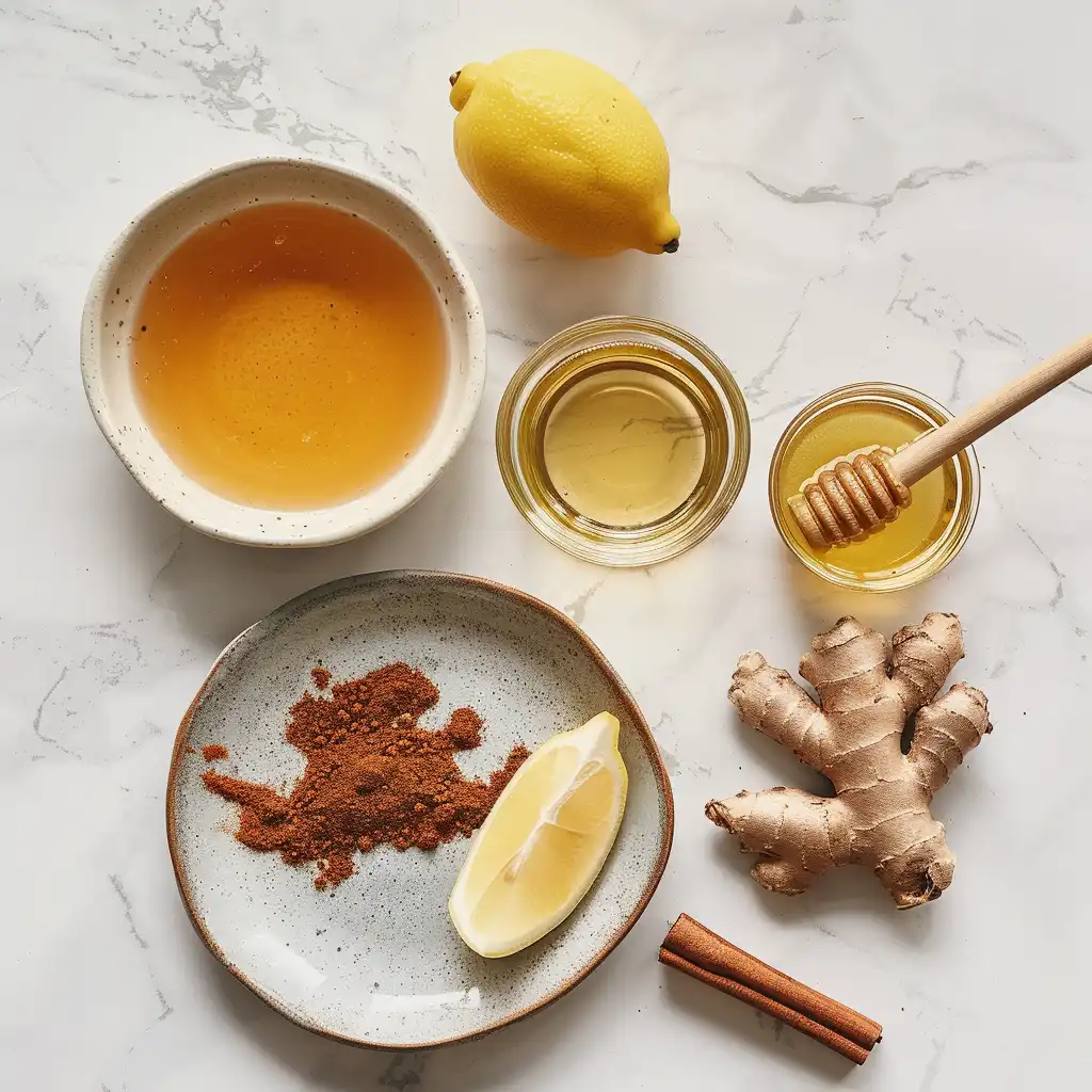 natural zepbound recipe ingredients flat lay